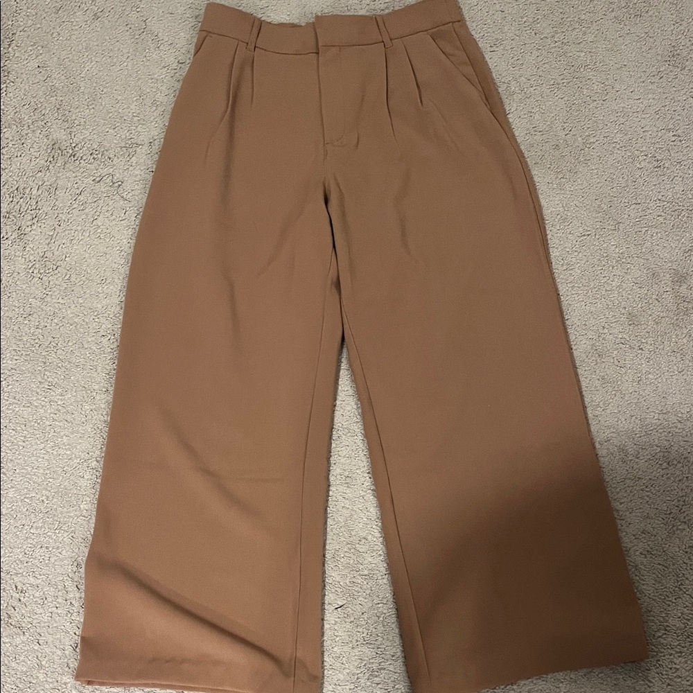 Abercrombie & Fitch camel colored Trousers